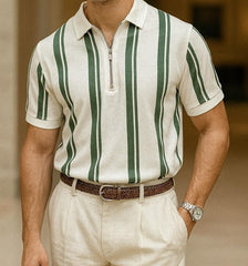 Zipped Collar Tshirt