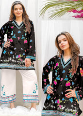 PINK FLORAL DIGITAL PRINTED CORD SET