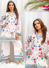 PINK FLORAL DIGITAL PRINTED CORD SET