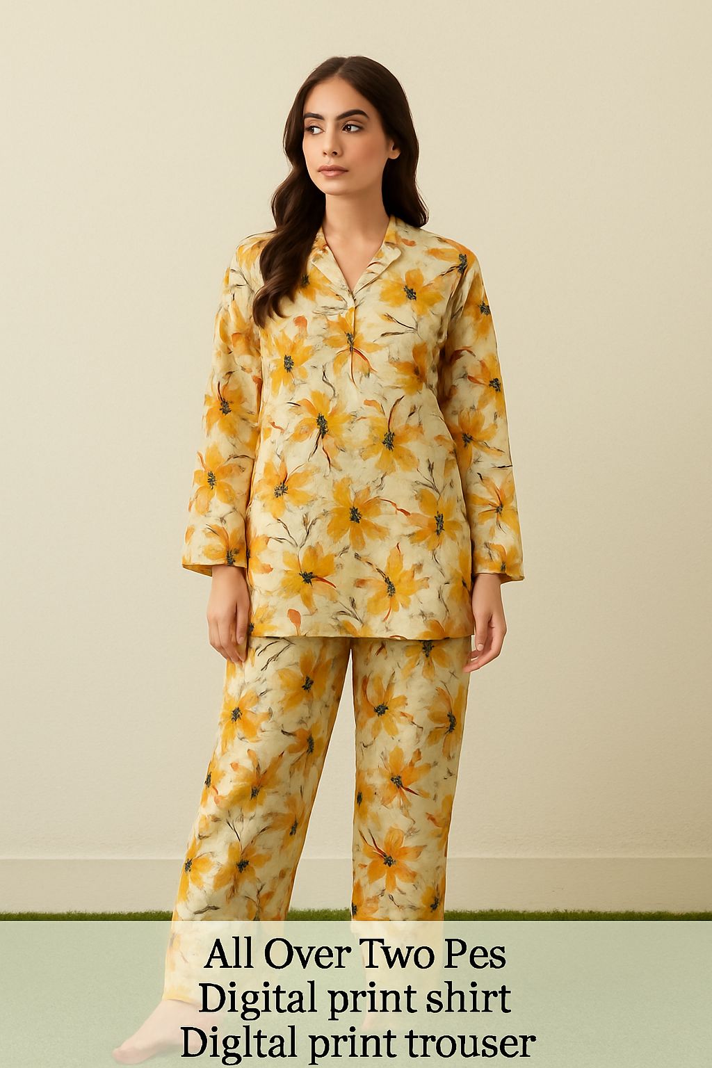 2  Piece lawn suit